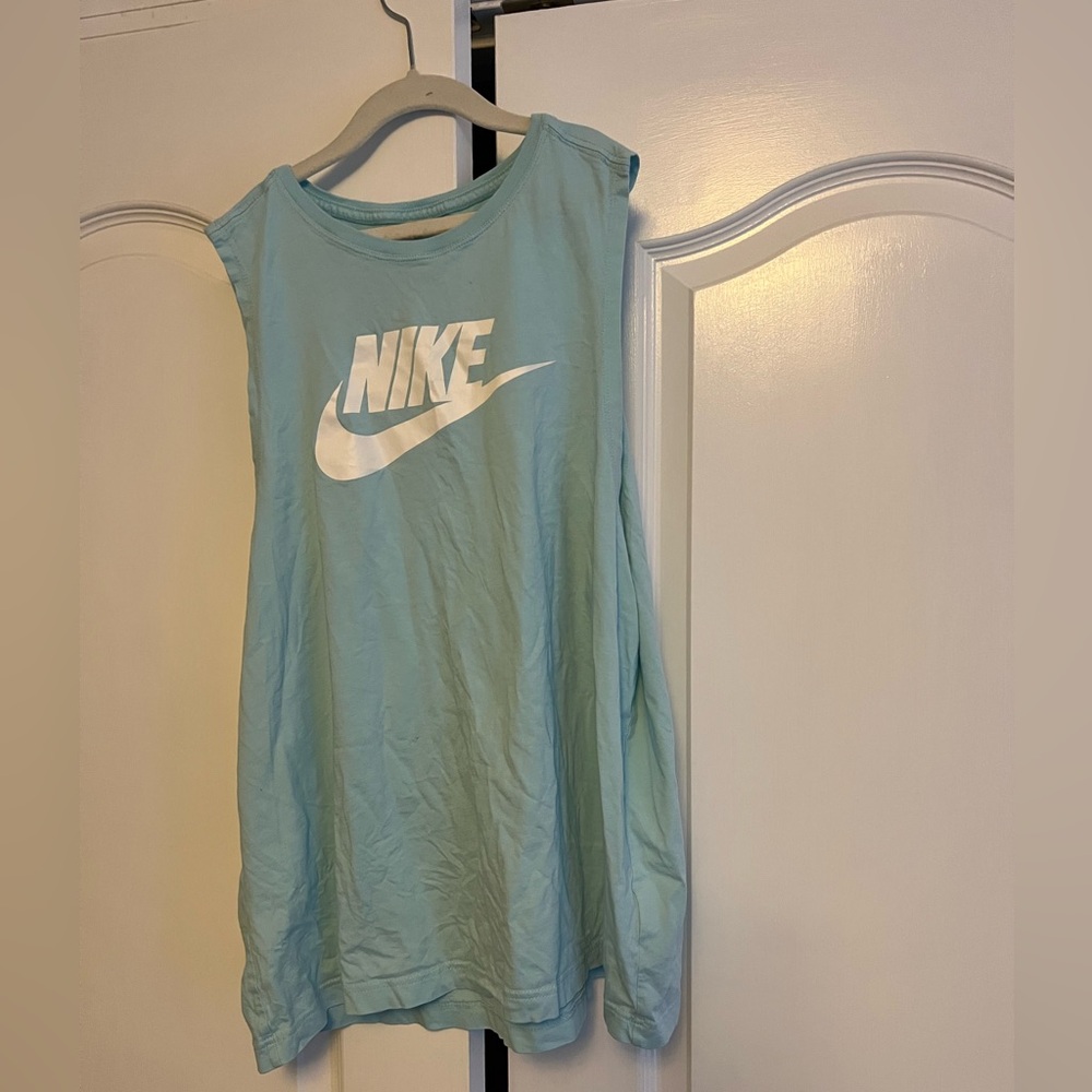 Nike Light Blue Athletic Tee XL